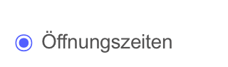 Öffnungszeiten